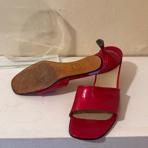 Stuart Weitzman Patent Leather Kitten Heels - Picture 2 of 3